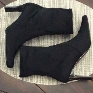 Karen Scott Microfiber Square Toe Stretch Boots 7M